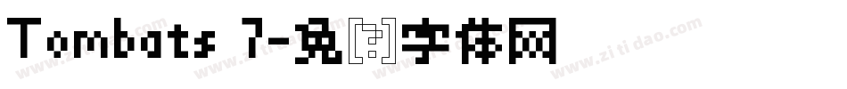Tombats 7字体转换